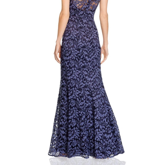 Eliza J Purple Lace Maxi Dress - Picture 4 of 7